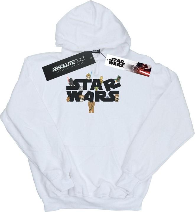 Actual product image Star Wars Boys Kiddie Logo Hoodie (152, 158)