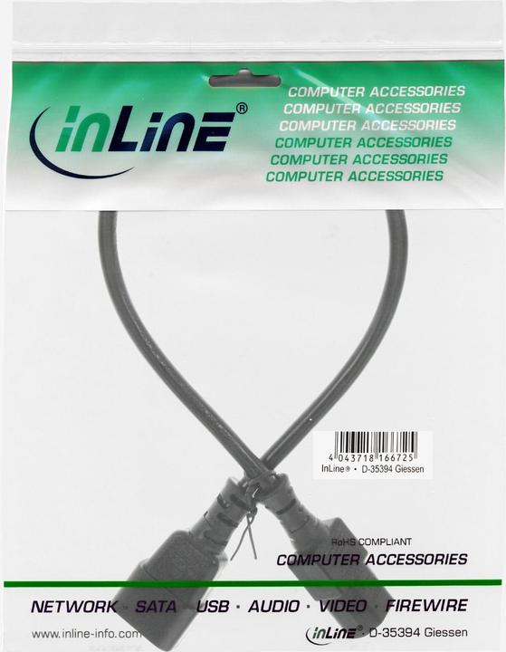 Image du produit InLine Extension du dispositif de froid (0.30 m, C13, C14)