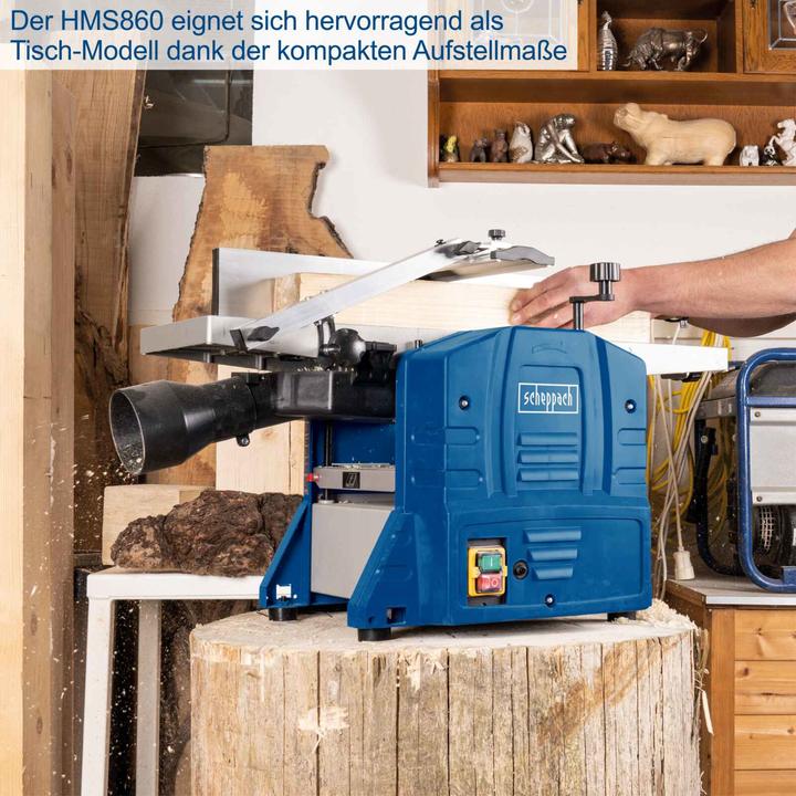 Actual product image Scheppach HMS860 jointer and thicknesser