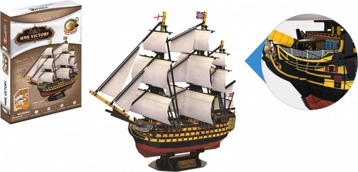 Actual product image Cubicfun 3D puzzle game HMS Victory (189 pieces)