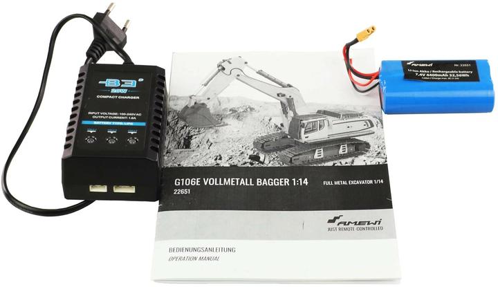 Actual product image Amewi Full Metal Excavator 1:14 (RTR Ready-to-Run)