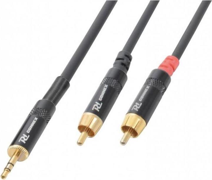 Image du produit PD Connex CX85-3 Jack 3,5mm, mâle - RCA 3 m (3 m, RCA, Jack 3,5 mm (AUX))