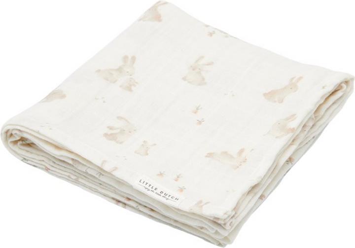 Produktbild Little Dutch Swaddles 70 x 70 muslin Baby Bunny / Beige (70 cm, 70 cm)