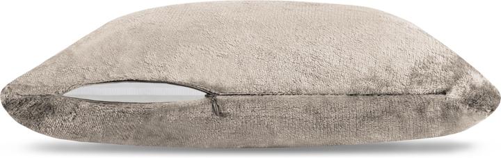 Produktbild Aspero 2 Kissenbezüge „Vora“ Taupe (60 x 60 cm)