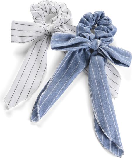 Image du produit Trisa Fashion Denim Scrunchie avec noeud (Élastiques à cheveux)