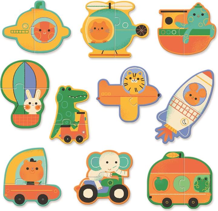 Immagine prodotto Djeco Puzzle Duo Fahrzeuge
