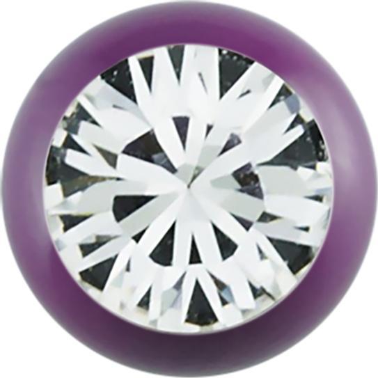 Immagine prodotto Star Piercing Micro sfera viola pastello con argento Swarovski (senza ottone, Acciaio chirurgico 316L)