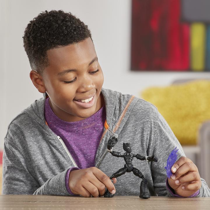 Produktbild Hasbro Marvel Avengers Bend And Flex Black Panther Figur