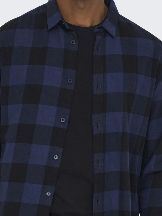 Image du produit Only & Sons Kariertes Langarmhemd (XS)