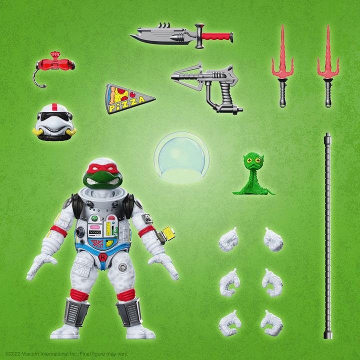 Produktbild Super7 Les Tortues ninja figurine Ultimates Space Cadet Raphael 18 cm
