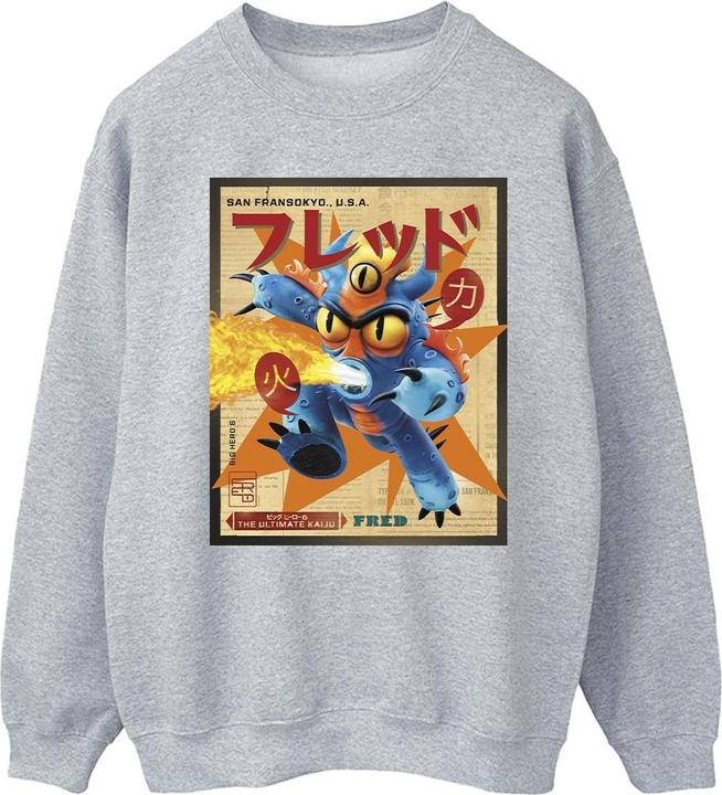 Produktbild Disney Big Hero 6 Baymax Fred Newspaper Sweatshirt (XXL)