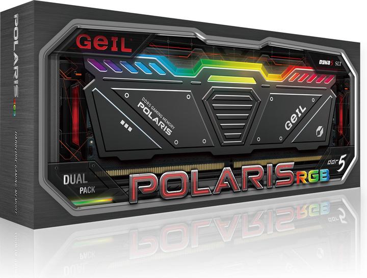 Actual product image GeIL Orion RGB AMD series (2 x 16GB, 5600 MHz, DDR5 RAM, DIMM)