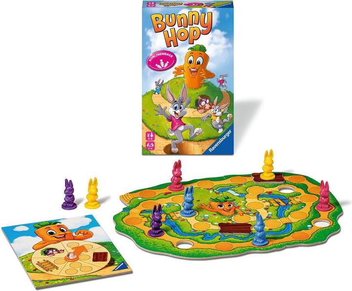 Actual product image Ravensburger Pocket game Bunny Hop (Polish)