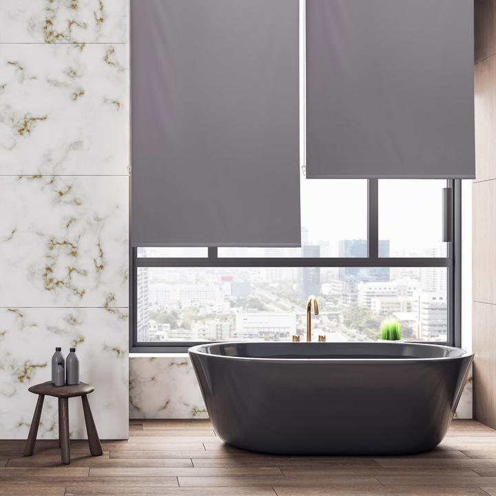 Actual product image Relaxdays Shower roller blind (80 x 4.5 x 240 cm)