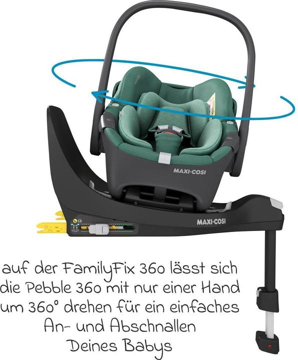 Immagine prodotto Maxi-Cosi Babyschalen Babyschale Pebble 360 i-Size drehbar ab Geburt (Seggiolino, ECE R129/i-Size Standard)