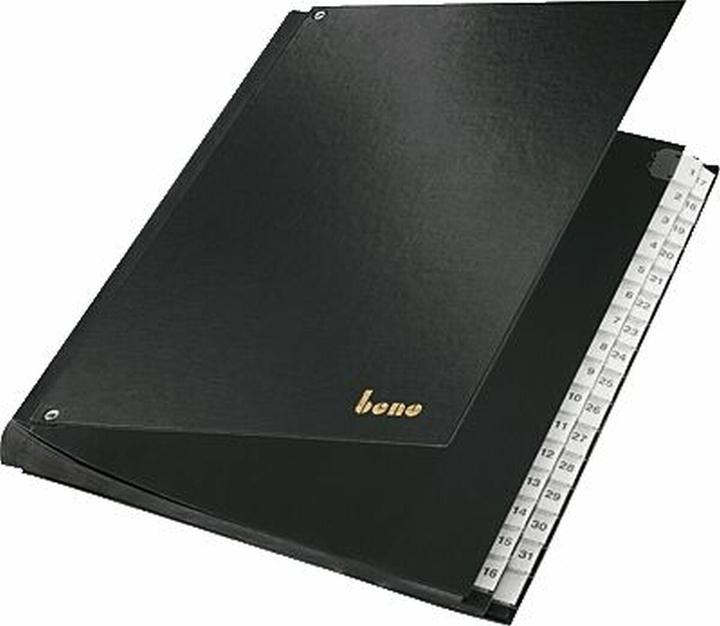 Produktbild Bene Pultordner 1-31 schwarz (A4, 1 x)