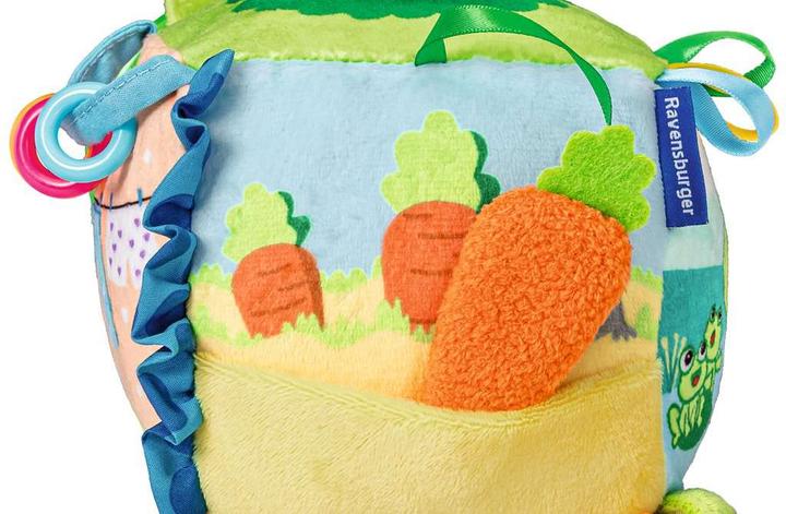 Produktbild Ravensburger ministeps 4584 Spielwürfel Pelle, schmuseweicher Activity-Würfel mit Knisterfolie und