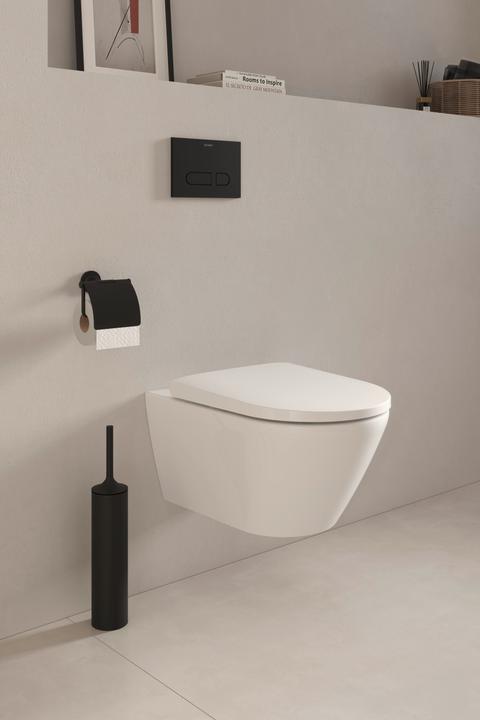 Produktbild Duravit Bürstengarnitur Starck T bodenstehend schwarz matt