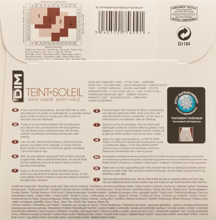 Actual product image DIM Complexion De Soleil (17 DEN, 42 - 44)
