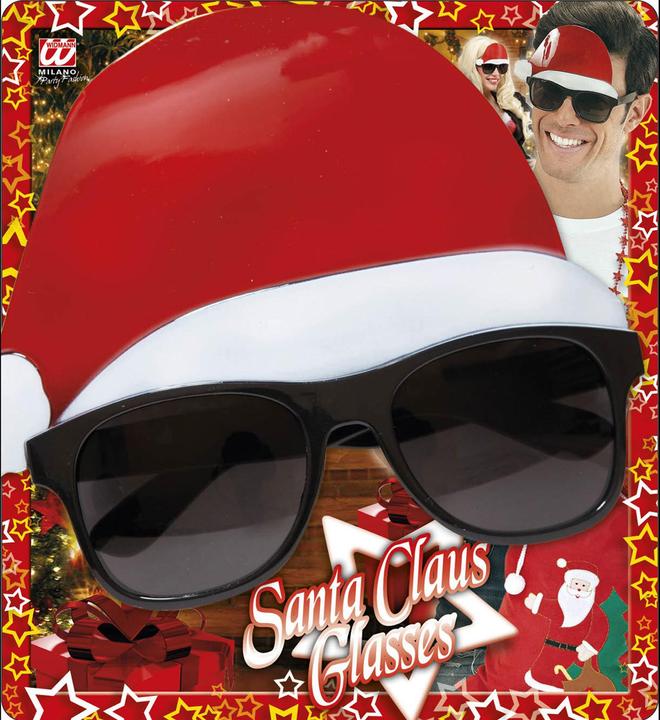 Actual product image Widmann Father Christmas glasses with hat