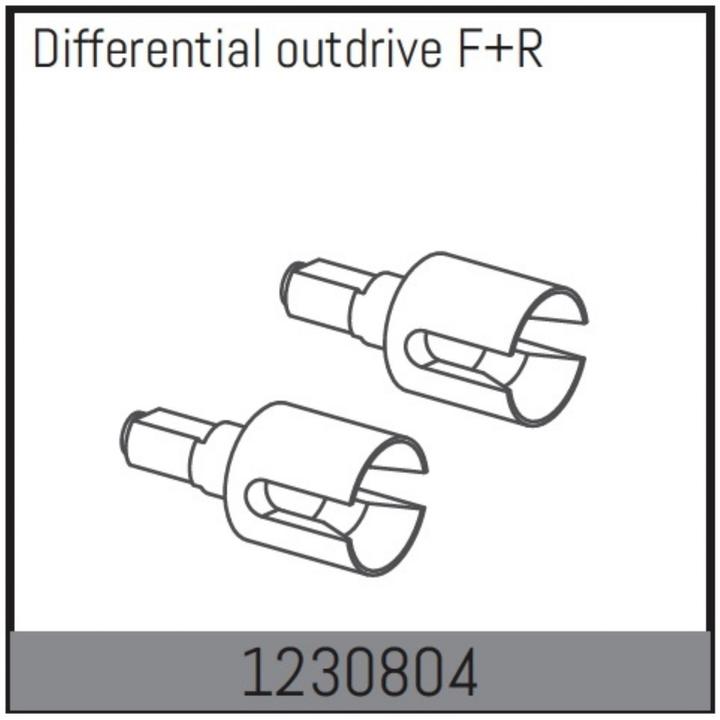 Absima Differentialausgänge vorne/hinten