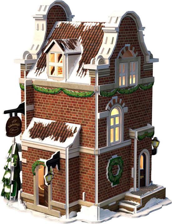 Actual product image Cubicfun Kubisches lustiges 3D-Puzzle-Käsegeschäft mit LED-Beleuchtung