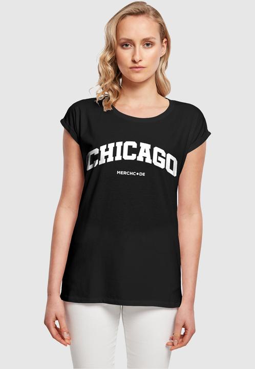 Immagine prodotto Merchcode Maglietta da donna Chicago Wording - 117985 (4XL)
