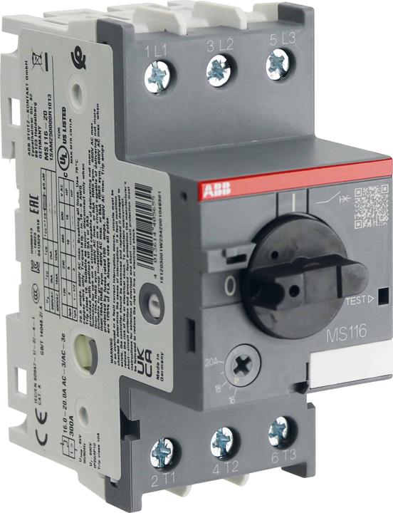 Image du produit ABB MS116-20 Disjoncteur moteur 1SAM250000R1013