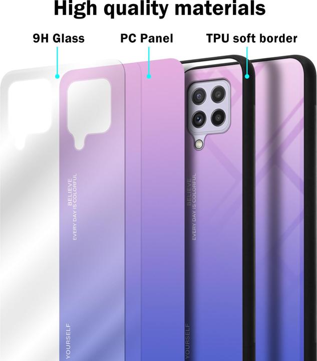 Immagine prodotto Cadorabo Manicotto per vetro in TPU a 2 colori (Samsung Galaxy M22, Samsung Galaxy A22, Samsung Galaxy A32)
