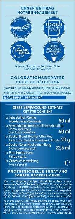 Immagine prodotto Schwarzkopf Blonde Ultra sbiancante (L1 Brillantante estremo)