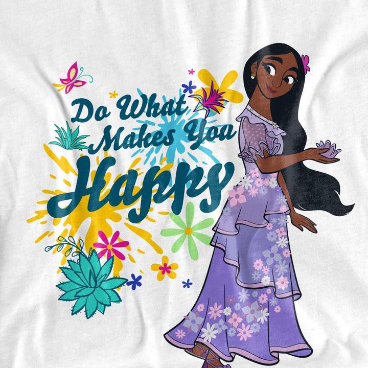 Actual product image Universal Textiles Unisex Adult Do What Makes You Happy Isabela T-Shirt (M)