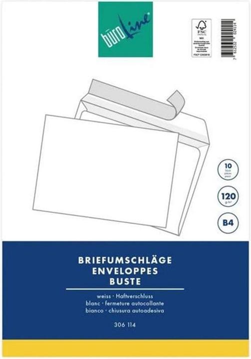 Produktbild BüroLine Briefcouvert (B4, 10 x)
