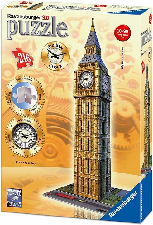Immagine prodotto Ravensburger Big Ben con orologio (216 pezzi)
