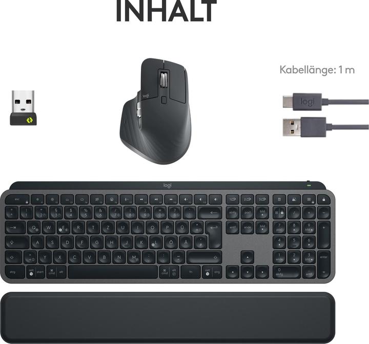 Produktbild Logitech MX Keys S Combo (CH, Kabellos)