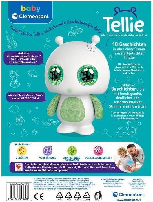 Produktbild Clementoni 59232 - Tellie - Mein erster Geschichtenerzähler (Deutsch)