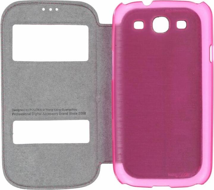 Immagine prodotto Puloka Custodia Flip per Samsung Galaxy S3 rosa (Samsung Galaxy S III, Samsung Galaxy S III I9300)