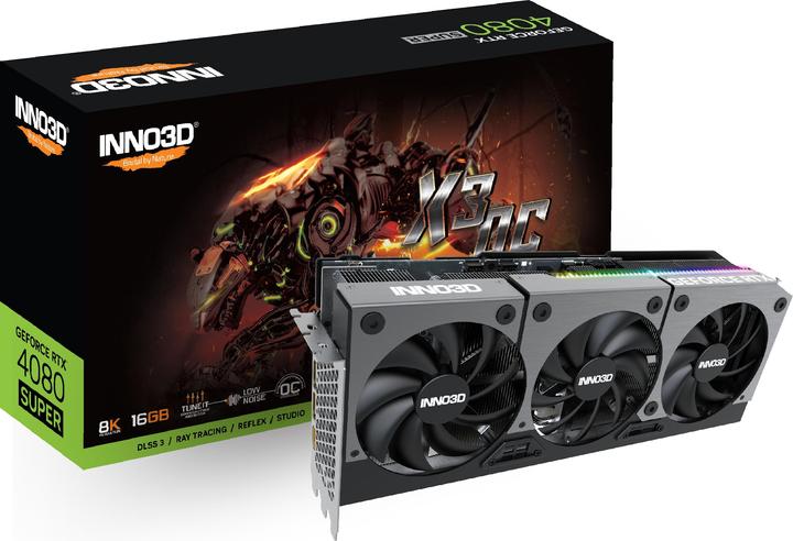 Inno3D GeForce RTX 4080 Super X3 OC, 16384 MB GDDR6X (16 GB)