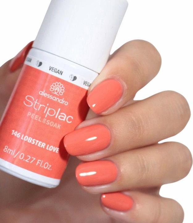 Produktbild Alessandro Striplac Peel or Soak - Lobster Love (Orange, Peach, Abziehbarer Nagellack)