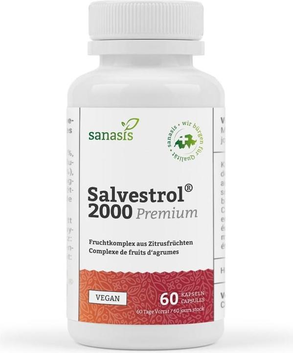 Sanasis Salvestrol 2000 Premium Kapsel (60 Stück, Kapseln, 60 g)