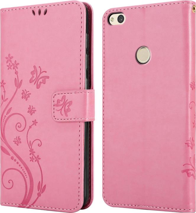 Actual product image Cadorabo Flower Book Cover (Huawei P8 Lite (2017))