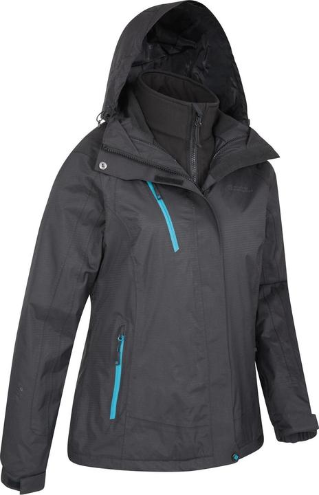 Immagine prodotto Mountain Warehouse Bracken Extreme Giacca Impermeabile 3 In 1 Donna (34 D)