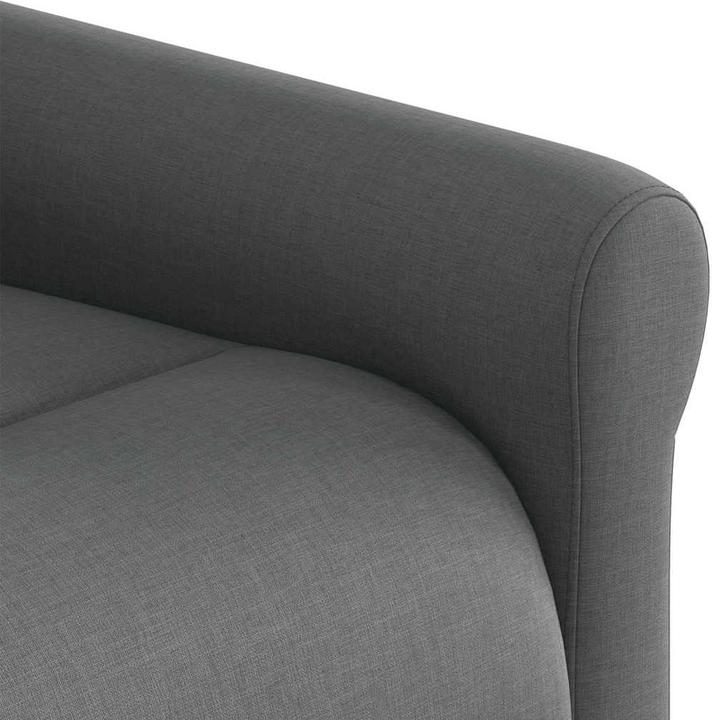 Immagine prodotto VidaXL Sedia da massaggio elettrica in tessuto grigio scuro