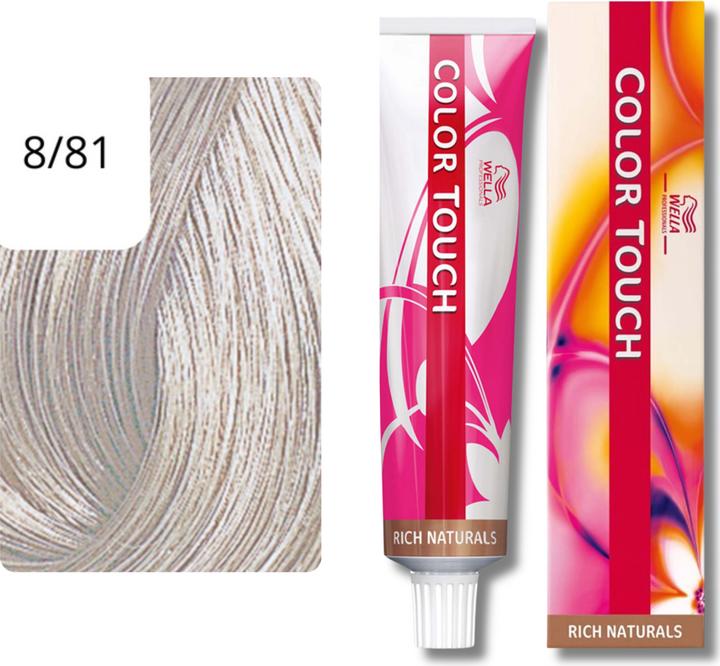 Image du produit Wella Colour Touch Rich Naturals (8/81 blond clair nacré clair cendres nacrées)