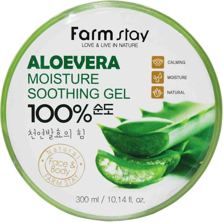 Farm Stay Aloe Vera Moisture Soothing Gel (300 ml, Face gel)
