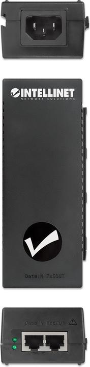 Produktbild Intellinet PoE+, 10/100/1000 Mbps RJ-45, 100 – AC, DC (1 Ports)