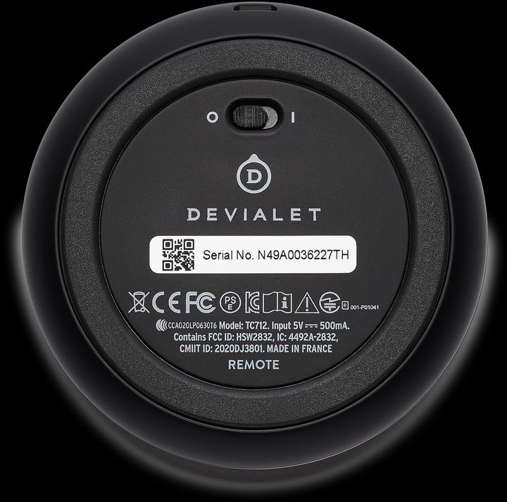 Actual product image Devialet Remote