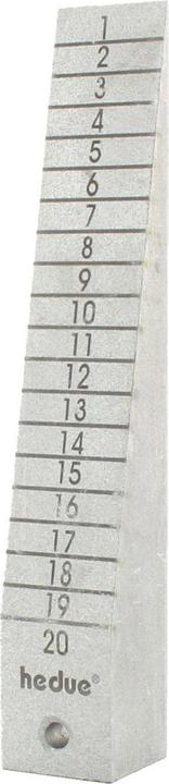 Hedue Messkeil, Ablesung 1 mm