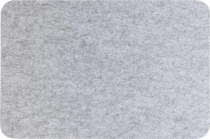 Produktbild Rosenstein & Söhne 12er-Set Abwaschbare Filz-Tischmatten, hellgrau, 45 x 30 cm (12 x, 45 x 30 x 0.3 cm)