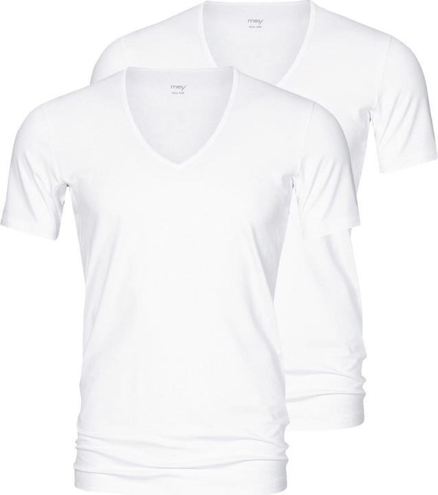 Immagine prodotto Mey 2 pezzi Dry Cotton Slim Fit - Maglietta con scollo a V (L)