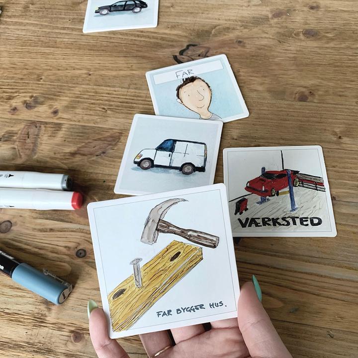 Actual product image Ciha 30 x draw yourself cards - (5744000940151)